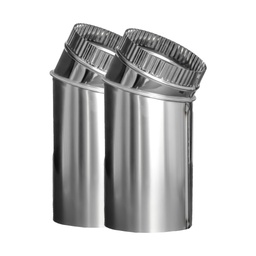 [03C150I302] PAR DE CODOS 6" 30° INOXIDABLE CAL. 430
